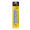 Набір насадок Torx 4шт 1/4" 4шт 3/8" з перехідником на планці 9шт CrV SIGMA 6086541