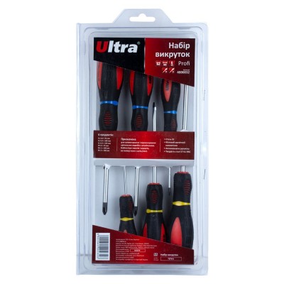 Набор отверток 6шт S2 Profi ULTRA 4000032