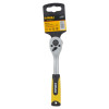 Ключ-трещотка с изогнутой ручкой 1/4" 150мм 72T CrV SIGMA 6050071