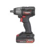 Гайковерт ударний акумуляторний з безщітковим двигуном 20 В, 300 Nm, 0-2500 об/хв, 0-3000 уд/хв, 1/2", літій-іон, 2.0 Ач, ЗУ 2А, кейс Intertool WT-0364
