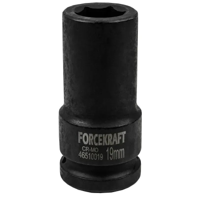 Головка ударная глубокая 3/4", 19мм (6гр.) FORCEKRAFT FK-46510019