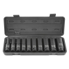 Набір головок ударних глибоких 1/2", 6гр., 10 предметів (10,12-15,17,19,21,22,24), в металевому кейсі Forsage F-4107-5MPB