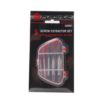 Набір екстракторів різьблення HSS 4241,6 предметів (М3-М25), у пластиковому футлярі Forsage F-63005C (New)