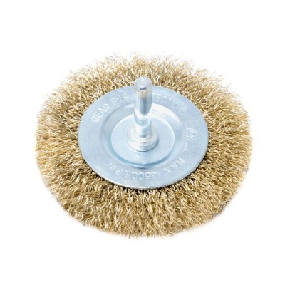 Кордщетка дисковая латунная для дрели 50мм, в блистере Forsage F-BFR002