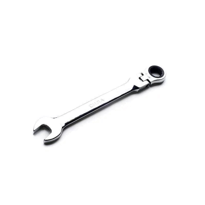 Ключ ріжково-накидний з тріскачкою та шарніром CrV 10мм СИЛА 202114