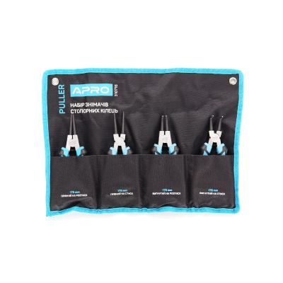 Набір знімачів стопорних кілець 175мм (4 шт) Puller APRO 310716