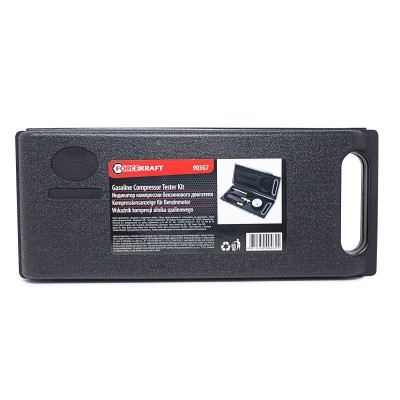 Індикатор компресії бензинового двигуна Profi (0-21Bar, М14, М18 + жорсткий притискний адаптер-перехідник) 3ін., в кейсі FORCEKRAFT FK-903G7