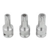 Набір Головок-біт SPLINE з отвором 1/2", 3пр. (L-60мм, M14, M16, M18) Forsage F-248060-3