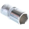 Головка торцевая шестигранная YATO 1/4" М10 х 25 мм YT-1409