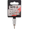 Головка торцева з викрутковою насадкою TORX YATO 1/4" Т8 х 37 мм YT-04301