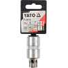 Торцева головка до квадрату 1/2 YATO з насадкою TORX T70, L=55мм YT-04319