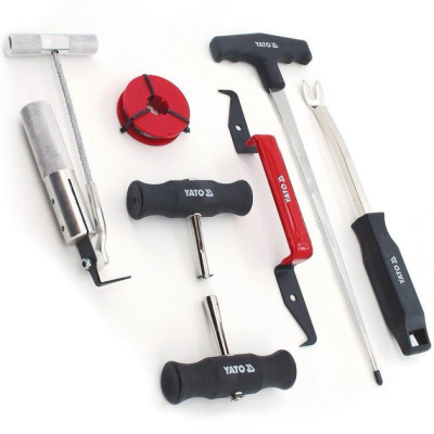 Набор для демонтажа автомобильного стекла YATO 7 шт YT-0845