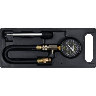 Компрессометр для бензиновых двигателей с удлинителями и резьбой Yato YT-7302