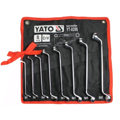Набор ключей накидных Yato М6-22 мм 8 шт YT-0396