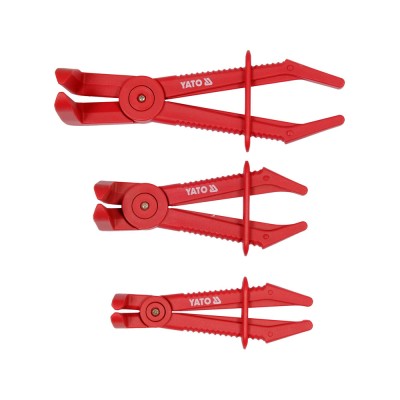 Зажимы для шлангов и патрубков с фиксаторами Yato 13/17/32 мм 3 шт YT-08403