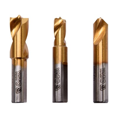 Сверла для точечной сварки Yato HSS 6.5, 8, 10 мм 3 шт YT-28921