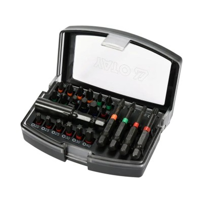 Набор насадок отверточных ударных Yato 1/4" с держателем 23 шт YT-04621