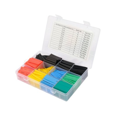 Кембрики термоусадные до t=125°C Yato: разных размеров, 530 шт YT-068672