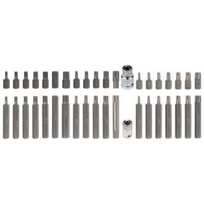 Набір біт HEX TORX Spline 10мм 40шт S2 (метал кейс) ULTRA 4017092