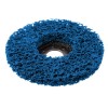Диск зачистной из вспененного абразива голубой 125*22,2*13 мм, P46, T27 INTERTOOL BT-0604
