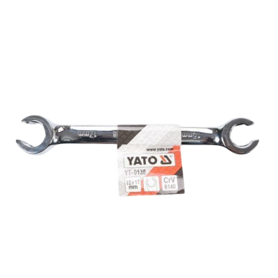 Ключ разрезной полуоткрытый YATO 15 х 17 мм 190 мм YT-0138