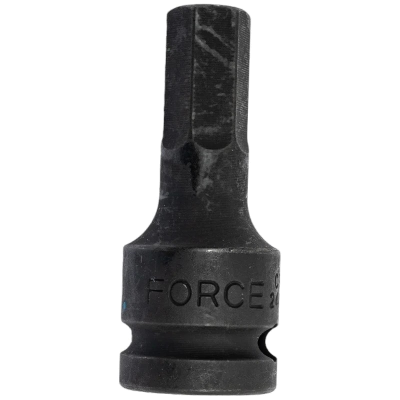 1/2" Головка-біта шестигранна HEX цільна, ударна 12 мм, L=60 мм FORCE 24406012