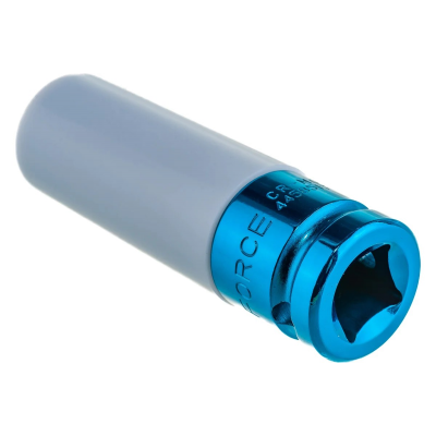 1/2" Головка шестигранная ударная, глубокая, цветная 17 мм, L=85 мм FORCE 4458517C
