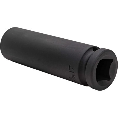 1/2" Головка шестигранная ударная, глубокая, тонкостенная 17 мм, L=85 мм FORCE 4458517TH