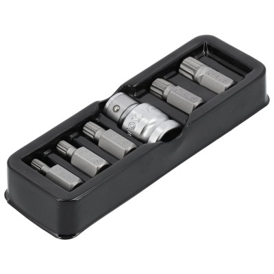 Набор насадок отверточных YATO SPLINE M5-10 с переходником 1/2" 6 шт YT-0414