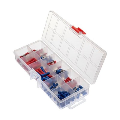 Коннекторы обжимные 144шт, изолированные для автомобильной электропроводки Intertool TC-9010