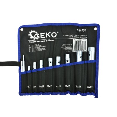Трубчатые ключи 6-22мм GEKO G11555