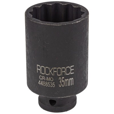 Головка ударная глубокая 35мм (12гр) 1/2" ROCKFORCE RF-4488535
