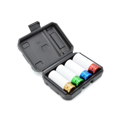 Набор головок для легкосплавных дисков 4 шт. 17 мм 19 мм 21 мм 22 мм GEKO G10511