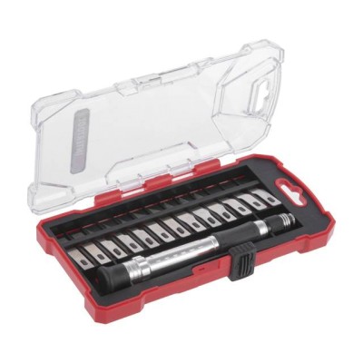 Набор скальпелей с держателем 14шт Intertool HT-0524