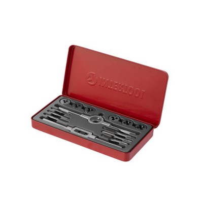 Набор плашек M3-M10 и метчиков M3-M10, 14ед Intertool SD-8024