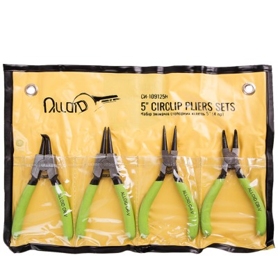 Набір знімачів стопорних кілець 5" сегера 4пр Alloid СІ-109125Н