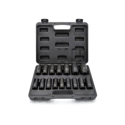 Набір ударних головок довгих 17 предметів (в кейсі) Geko G10513