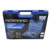Набір інструментів професійний 108 шт 1/4" та 1/2" GERRARD 70218 (113803)