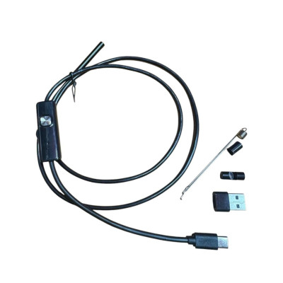 Ендоскоп електронний 5.5мм 3 в 1 Android, PC, USB, Type-C end5.5/1