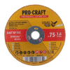 Диск отрезной керамический для мини-болгарки 75 мм 1,6 мм 10 мм Procraft YCD75x1.6