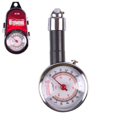 Манометр psi-кg/см2 0.5-7 Кейс  Штурмовик AC-103