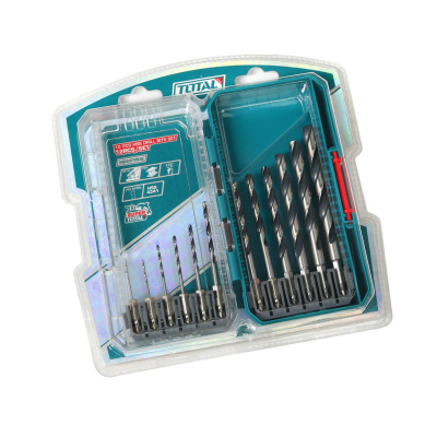 Набір свердел по металу з шестигранним хвостовиком hex HSS 12шт TOTAL TACSDL11206