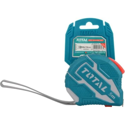 Рулетка гумова Self Lock 5 м х 19 мм TOTAL TMT126251M