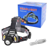 Ліхтар налобний Police BL-2117-T6+2COB, 2x18650, ЗУ220V/12V, zoom, signal light, BOX 46616