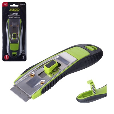 Скребок для удаления остатков пленки, клея, 40мм SK5, 5 лезвий Alloid Pro HP-76040