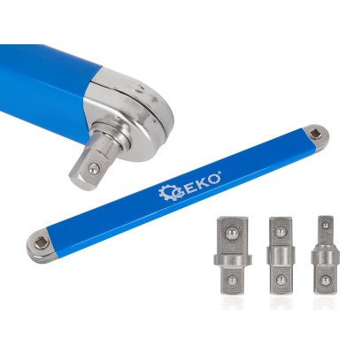 Ключ-удлинитель с адаптерами 1/4, 3/8, 1/2 GEKO G10138