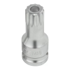 Головка-бита SPLINE с отверстием M18 (L-60мм) 1/2'' Forsage F-24806018B