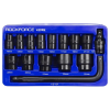 Набор ударных головок 15 предметов, 1/2", 6-гр. RockForce RF-4159K Набор ударных головок 15 предметов, 1/2", 6-гр. RockForce RF-4159K