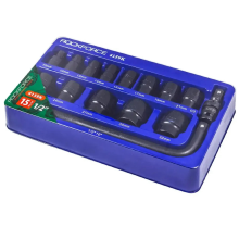 Набір ударних головок 15 предметів, 1/2", 6-гр. RockForce RF-4159K