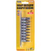 Набір торцевих головок з насадками для викрутки TORX MasterTool ¼" T10-T60 CrV 9 шт 78-1400